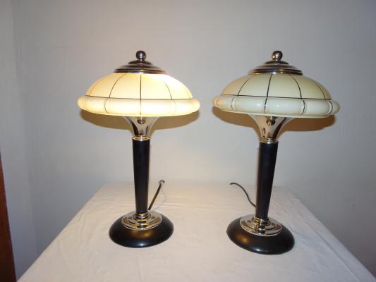 paire de lampes de chevet