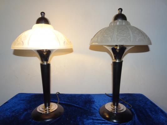 paire de lampes de chevet