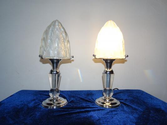 paire de lampes de chevet