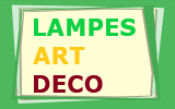 Lampes Art Dco, vente lampes annes 1930